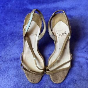 Christian Louboutin heel sandals